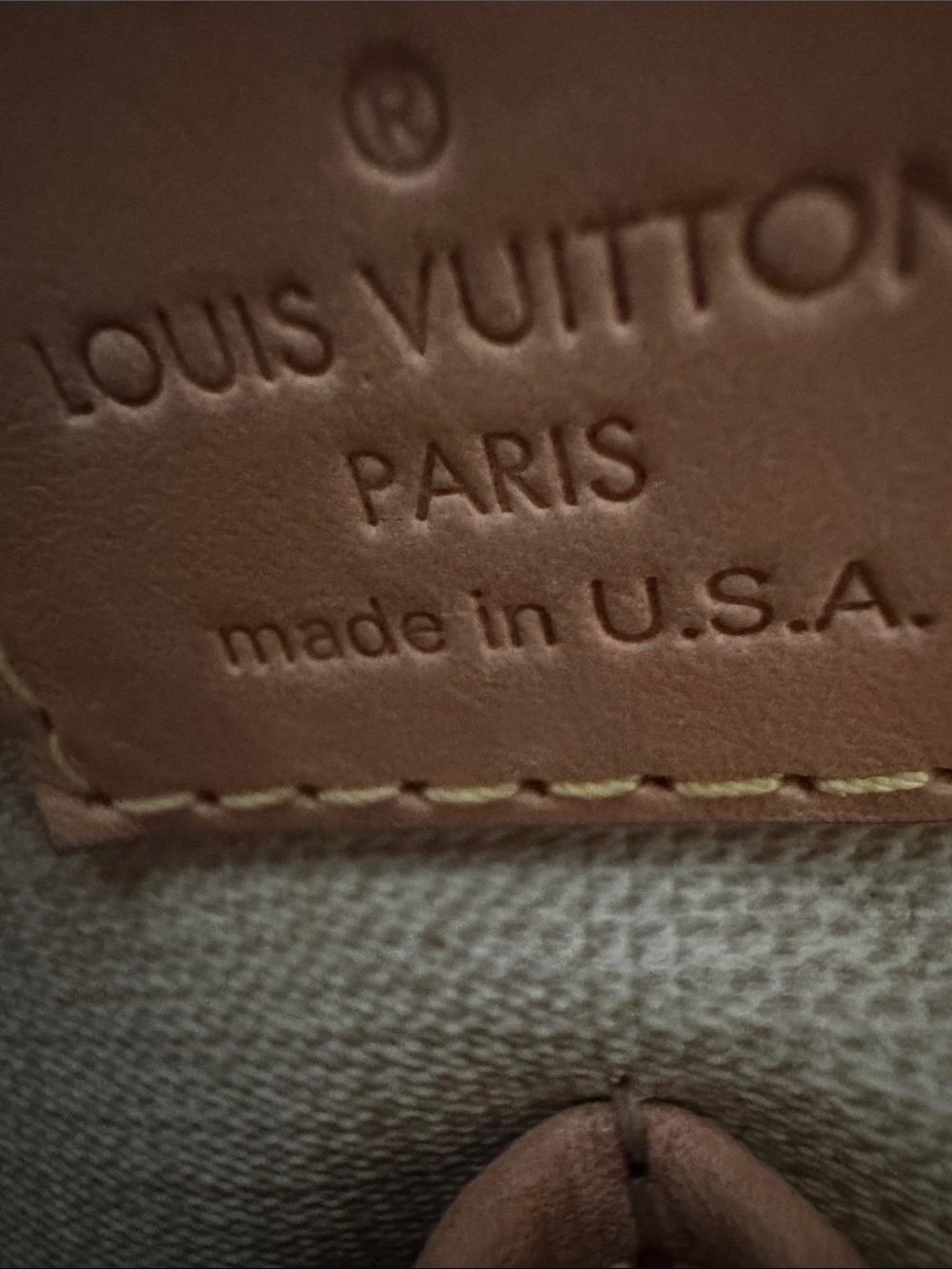 Louis Vuitton Monogram Dome Handbag in Brown & Tan Leather - Picture 9 of 12